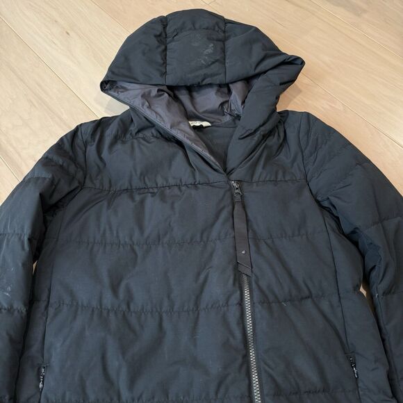 Lululemon Puffy Blanket Jacket Women's 4 Black Full Zip Down Insulated Puffer - Picture 3 of 11